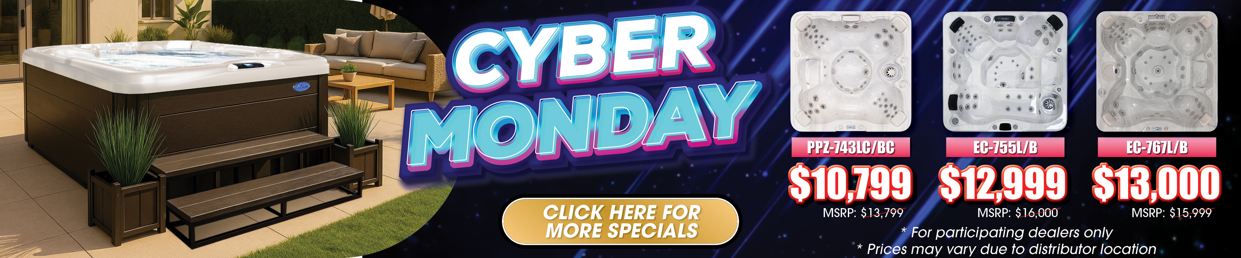 Calspas hot tub being used in a family setting - Amherst