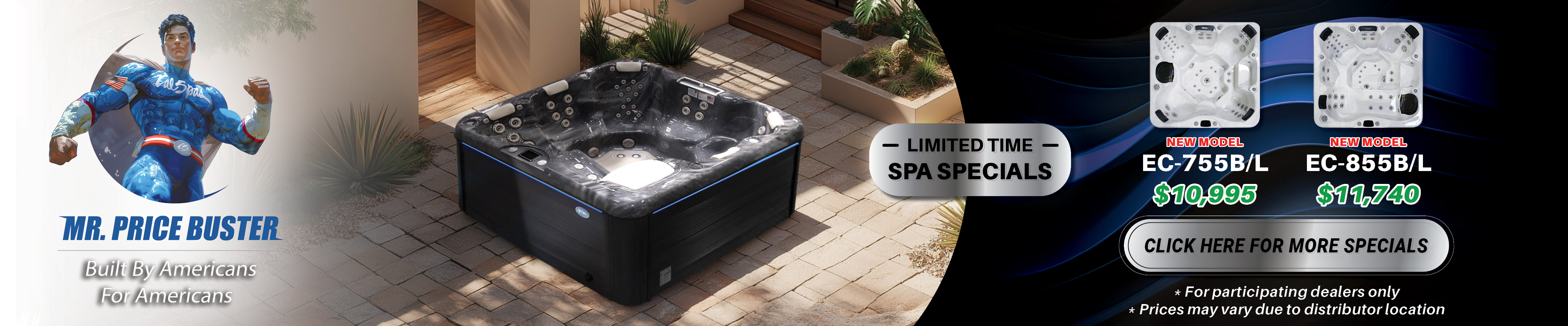 Calspas hot tub being used in a family setting - Amherst